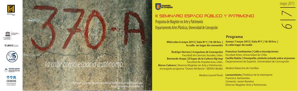 Full Cultura en la #UdeC. Además del Congreso Internacional Dramaturgia, inauguramos Seminario Espacio Público.