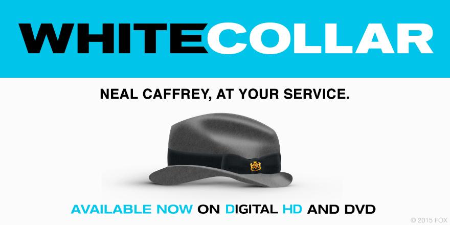 Catch your favorite thief with a copy of White Collar’s Season 6 available now on DVD. bit.ly/WCS6DVD