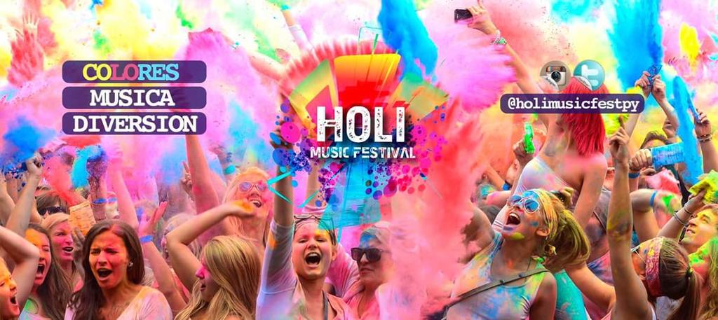 EDMParaguay's tweet photo. Atentos a @HoliMusicFestPy ¡Este festival se viene con todo! 🎨😎 http://t.co/mnReIvVl5s