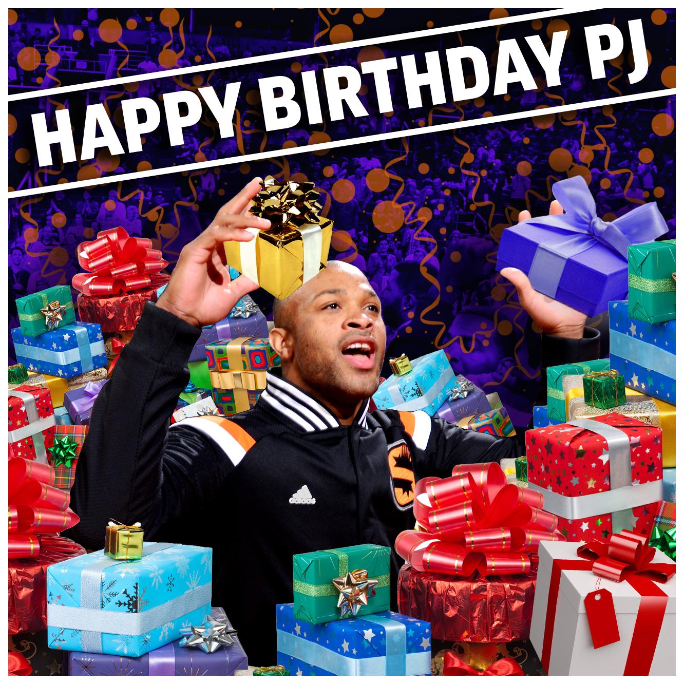 To help us wish P.J. Tucker a happy birthday! 
