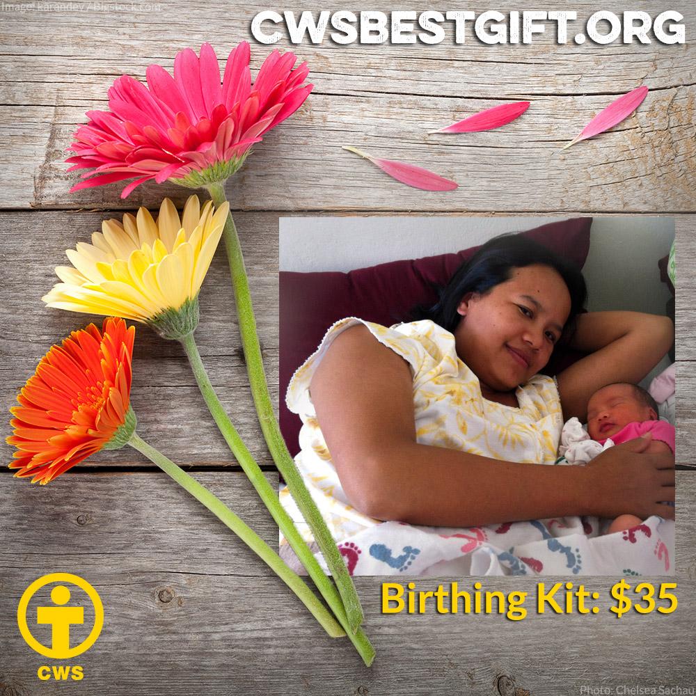 Show some love to new moms worldwide on #MothersDay: ow.ly/MxvDX  #birthingkit