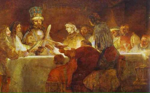 jukkaisorinne's tweet photo. #ArtLovers Rembrandt, The Conspiracy of the Batavians under Julius Civilis, c. 1661-1662, Stockholm, Nationalmuseum http://t.co/DksmUqnh4v