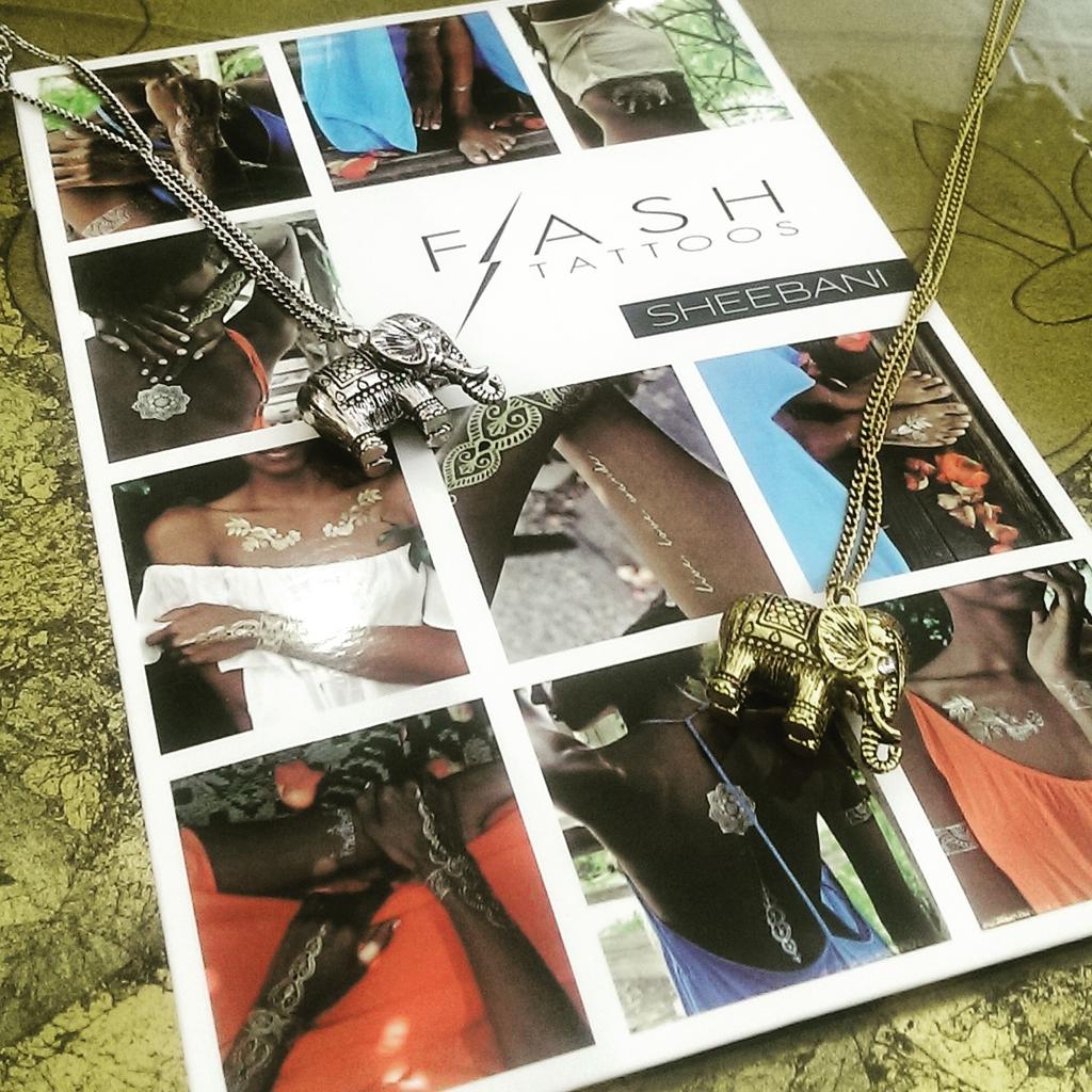 nichboutique's tweet photo. For the goddess and elephant lover in your life..@flashtattoos #flashtats #sheebani #wisdom #knowledge #prosperity 🙏🐘 http://t.co/2AqO5bYITC