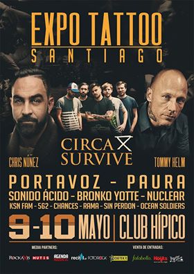 fhaussmannp's tweet photo. Este Domingo 10 @nuclearthrash en #Expotattoo Santiago junto a nuestros amigos de @562hc, Rama, Paura (Brasil) y más! http://t.co/qeTmyrc6kA