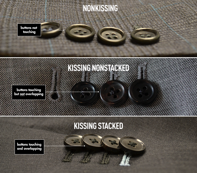 There are multiple ways to sew buttons on a jacket sleeve. Oh, the intricacies of tailoring! blacklapel.com/thecompass/ask…