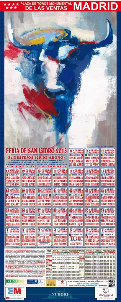 tauraula's tweet photo. Carteles San Isidro #SanIsidro15 http://t.co/WeZn1VuMkY
