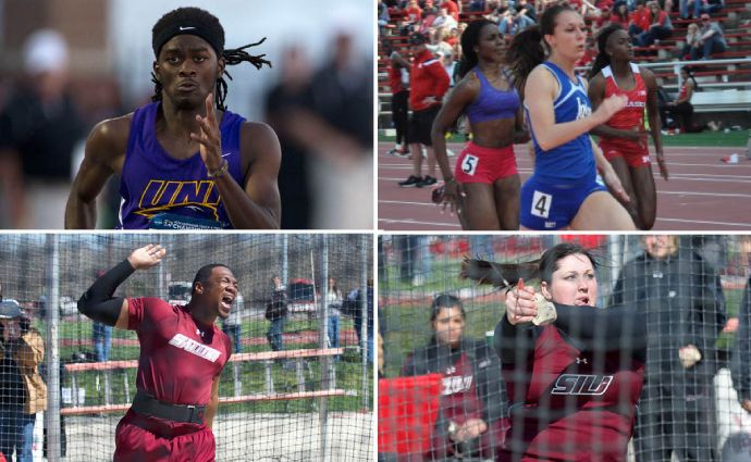 MVCsports's tweet photo. Outdoor Track & Field Weekly Release (May 5) > http://t.co/6CCuPd17Xm #MVCTrackField http://t.co/z5MzSsdoOy