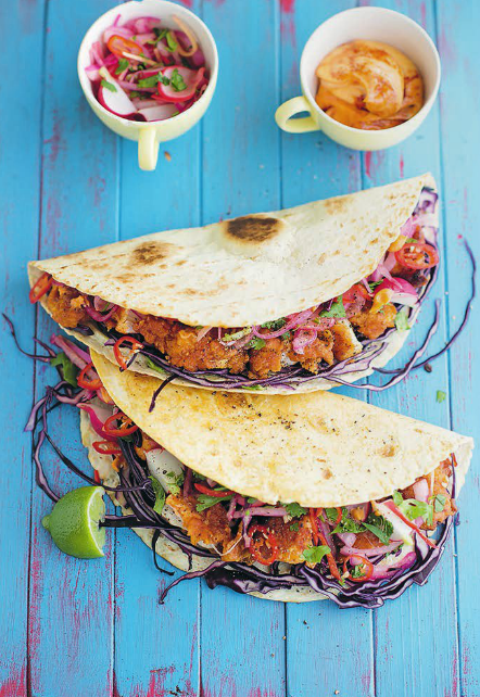 Absolutely_mags's tweet photo. Topping #todolisttuesday: 'Make @GETINMYGOB's Buttermilk Chicken Tacos' for tonight's #CincoDeMayo celebrations. http://t.co/h5inaaXOBO