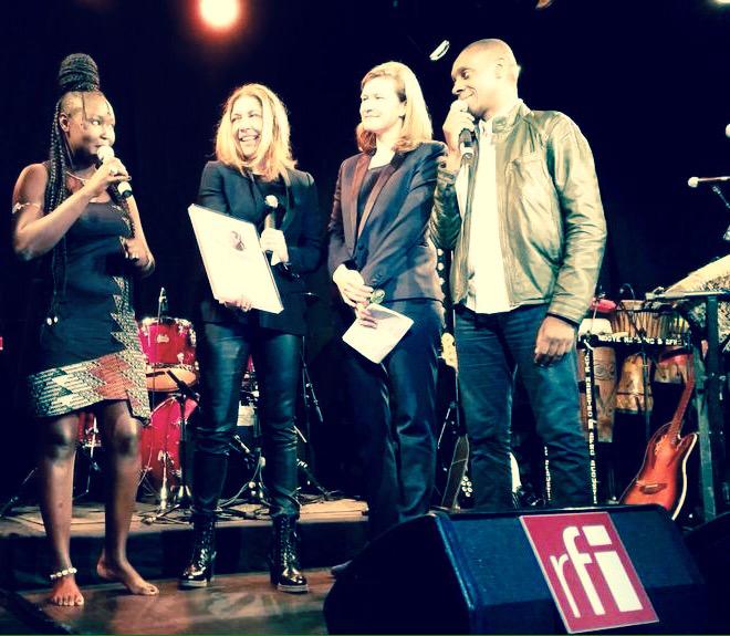 CoulTropicales's tweet photo. Concert de #Marema sur @RFI, lauréate du @Prixdecouvertes 2014 au @PanPiper, à #Paris. cc @Claudy_Siar @RFIAfrique http://t.co/MHA2QHPzQr