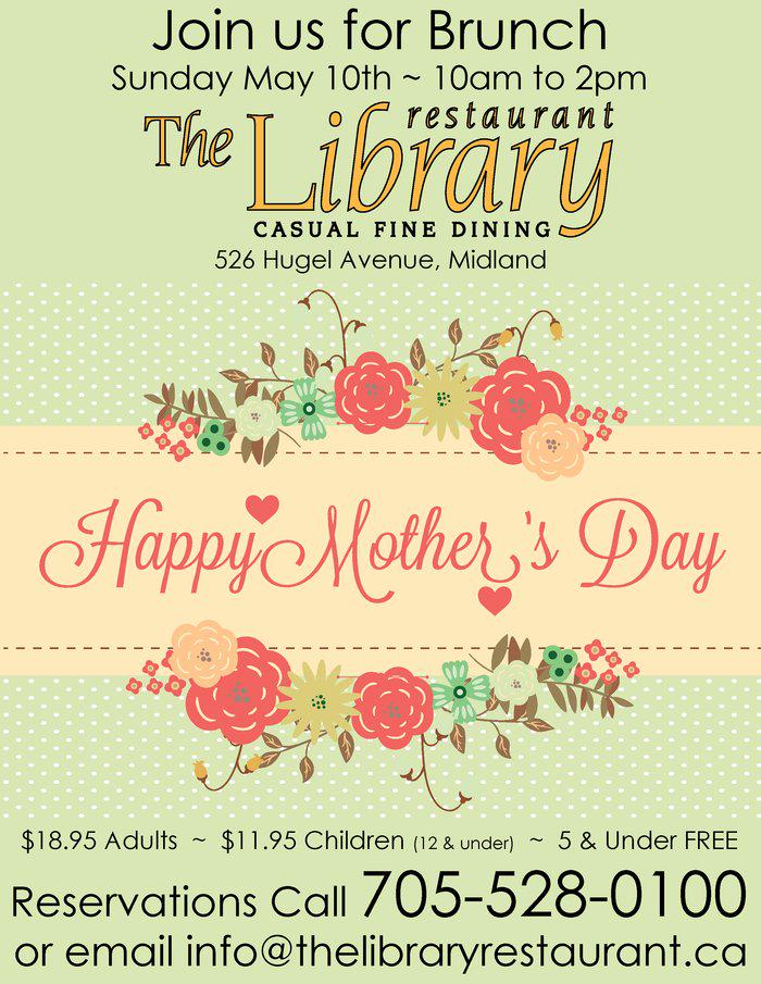librarykeepr's tweet image. Celebrate Mother&apos;s Day at The Library Restaurant!