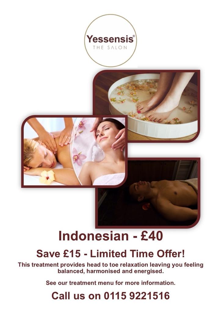 Yessensis's tweet photo. We have two great new offers now on at Yessensis so don't miss out! #BeautySalon #SpecialOffers #Massage #Facial http://t.co/QEthumJhll