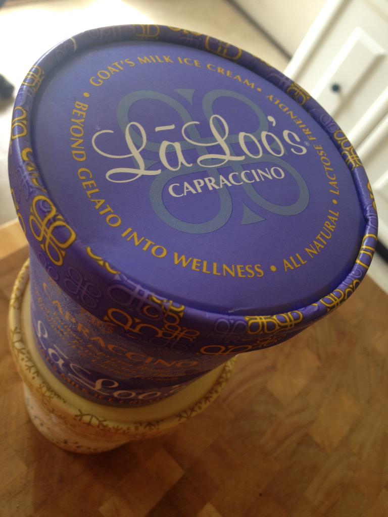 DRCOOKEJACKSON's tweet photo. Oh my heart please be still this @LaloosIceCream using #goatmilk is the bomb! @BabySistahCooki put this w/ ur cookies http://t.co/t92jzl9GvJ
