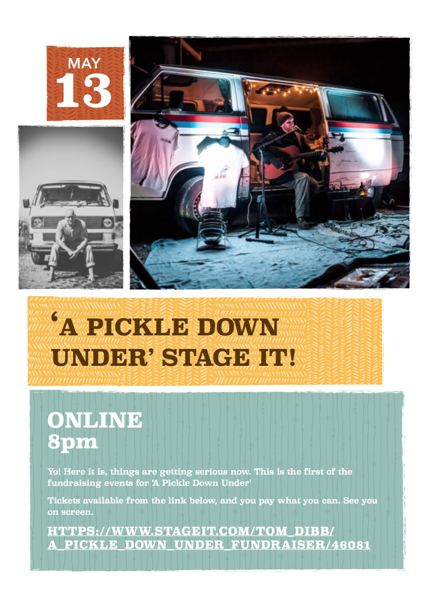 tomdibbmusic's tweet photo. Join me and @PickleTheCamper on Wednesday May 13th https://t.co/f5Q8a7SiJV http://t.co/TjaJvUA7H9