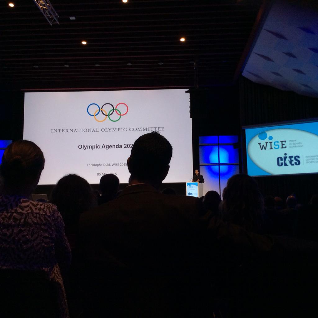 AdoptaFan's tweet photo. #agenda2020 #IOC Being discussed at the opening of #wise2015 in Lausanne http://t.co/drtKalUgCT