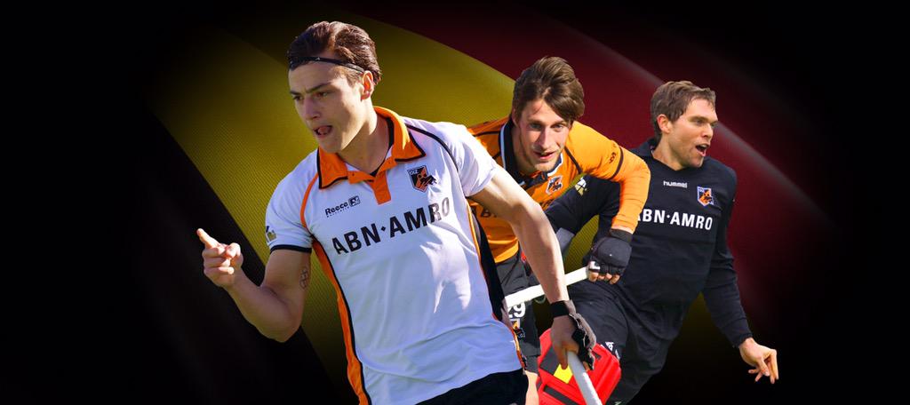 MHCOranjeZwart's tweet photo. Onze Belgische helden op weg naar een historische dubbel? @hockeybe @OZHeren1 #PO2015 #OZfamily Zaterdag 15:45u!! http://t.co/qhbqbzmBmu