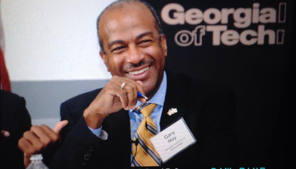 GeorgiaTech's tweet photo. On challenges African-American men face in #STEM: "It's a grand challenge, but we know how to solve it." Gary May, GT http://t.co/71aSVRy1We