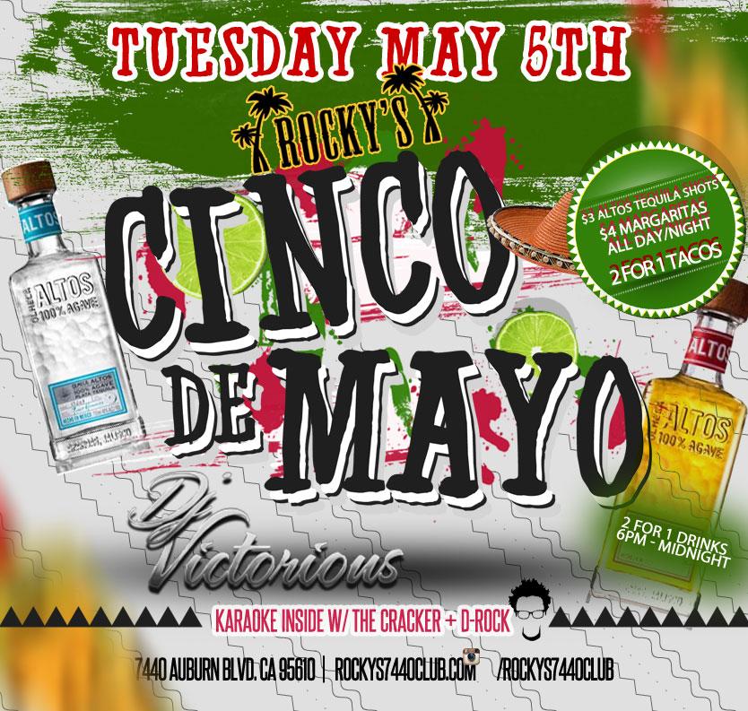 Rockys7440Club's tweet photo. Happy Cinco De Mayo. Drink specials, Tacos, Dj Victorious, Karaoke etc... #Rockys7440Club #CincoDeMayo http://t.co/gDWzYjjsRE