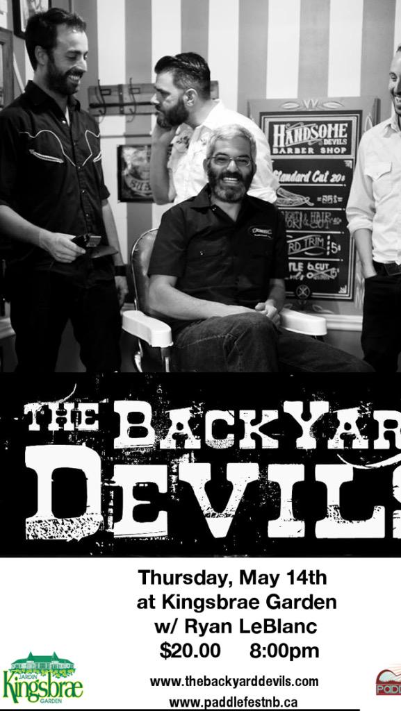 KingsbraeGarden's tweet image. Get your tickets! @PaddlefestNB @BackyardDevils