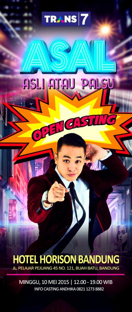 astarianwar's tweet photo. @ASAL_Trans7  Open Casting di Bandung... !!! AsaLovers bandung bersiap yaaa... cc : @GilangDirga @Graciaz14 http://t.co/DGakcquGdr