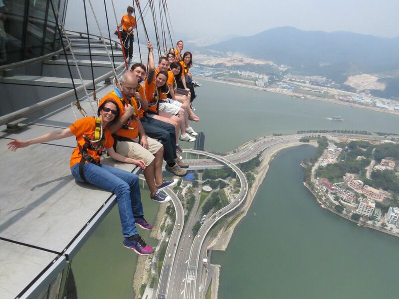 familyfocusblog's tweet photo. I thought I'd be terrified but I LOVED the #MacaoTower ! I had so much fun with my #SheratonMacao group! #Macao http://t.co/cimXBfuUig