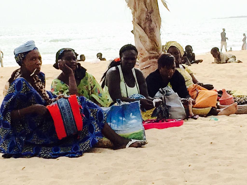 Near Mbour (Senegal ) my fotos on the sandy beach ...