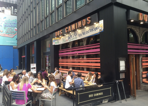 getvisor's tweet image. Visor.co is seeing and smelling all of the #CincoDeMayo celebrations! @DosCaminos is festive and busy!