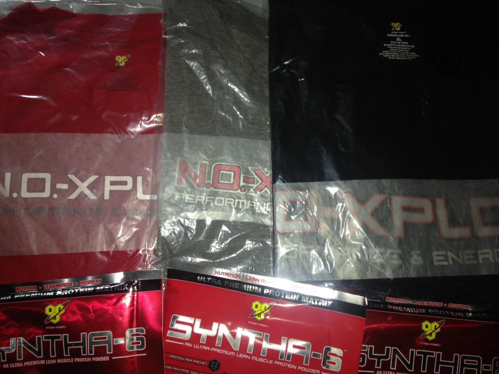 BSN tee &amp; protein giveaways <a href="/BSNSupplements/">BSN</a> <a href="/MuscleInsider/">MUSCLE INSIDER®</a> #BSNArmy #bsntraineroftheyear #giveaways