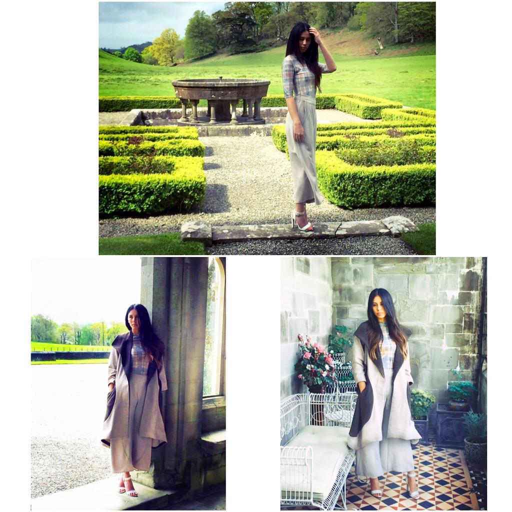 BTS today's shoot <a href="/Dinefwr_Castle/">Dinefwr Castle Woods</a> <a href="/ColegsirgarFash/">Fashion CSOA</a> Last time I was there I was in wellies digging 😅 #fashion #model