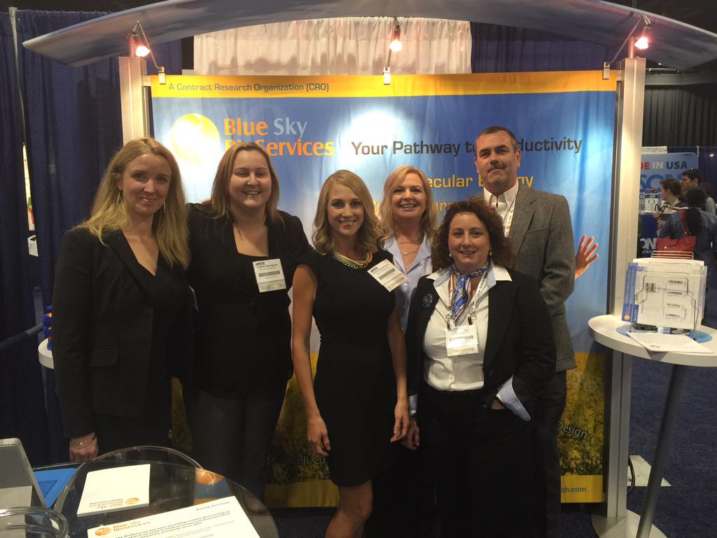 BlueSkyBioServ's tweet photo. At #PEGS15 ...go Blue!! http://t.co/44sGpr8Sqp