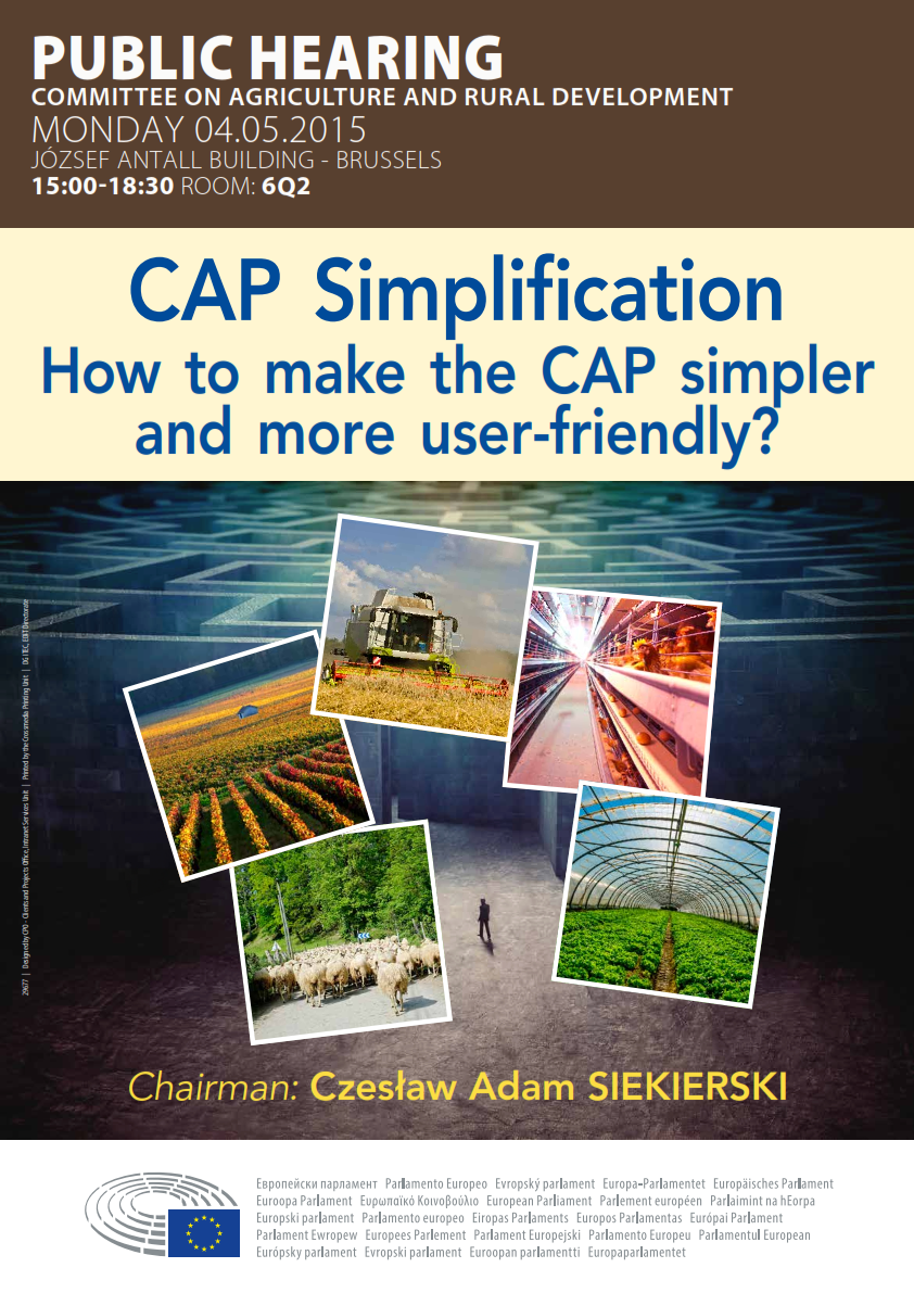 Missed @EP_Agriculture hearing on #CAPsimplification? Read about it & re-watch it here: europarl.europa.eu/news/en/news-r…