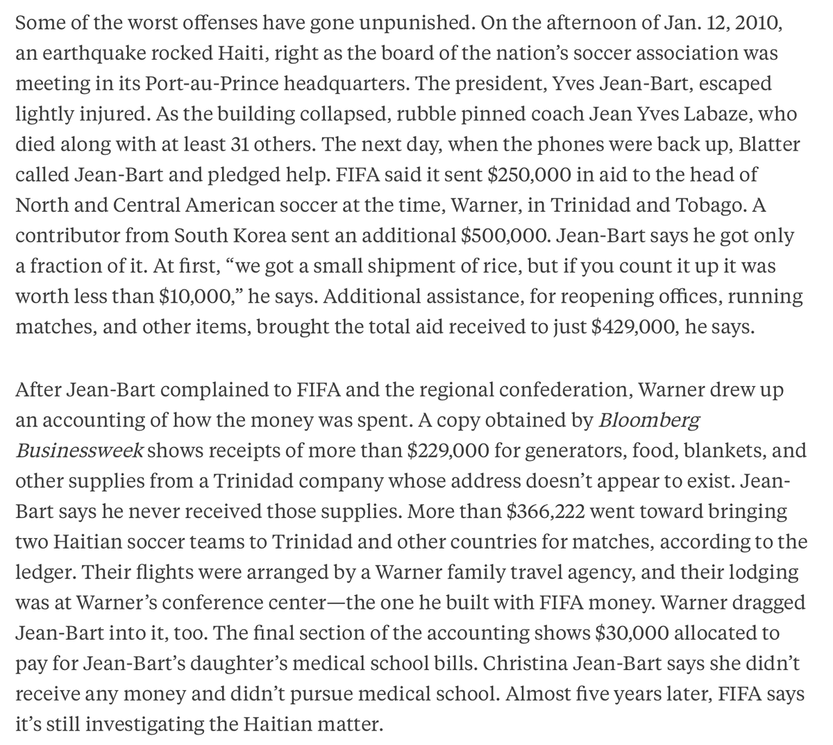 kenearlys's tweet image. terrific long read on FIFA by @tariqpanja &amp;amp; colleagues at bloomberg. some stunners in here bloomberg.com/graphics/2015-…