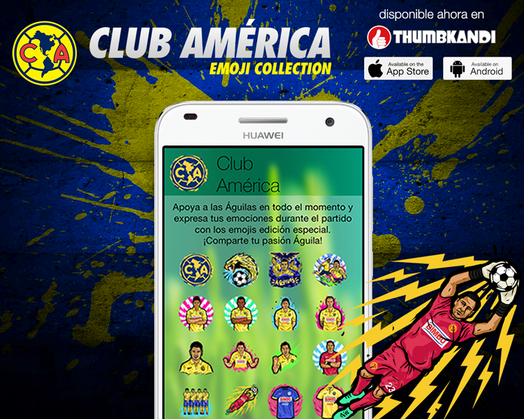 Club América on Twitter "Con thumbkandi podrás expresar tus emociones