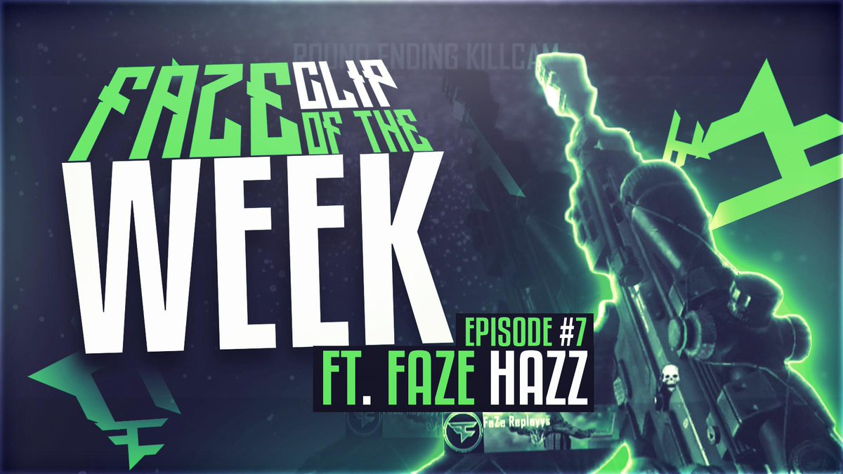 FaZeClan's tweet image. FaZe's newest Clip of the Week commentated by @FaZeHazz will be up on the FaZe channel in the next few minutes!