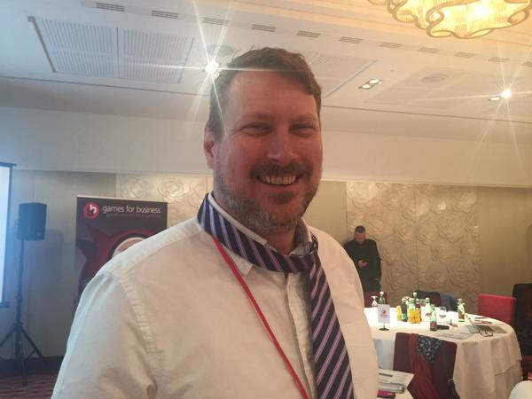 petebaikins's tweet photo. Got away with swapping my jacket for someone's tie in the clothes swapping session at #gamifyHR Whose idea was it? http://t.co/nFhNK7GuMl