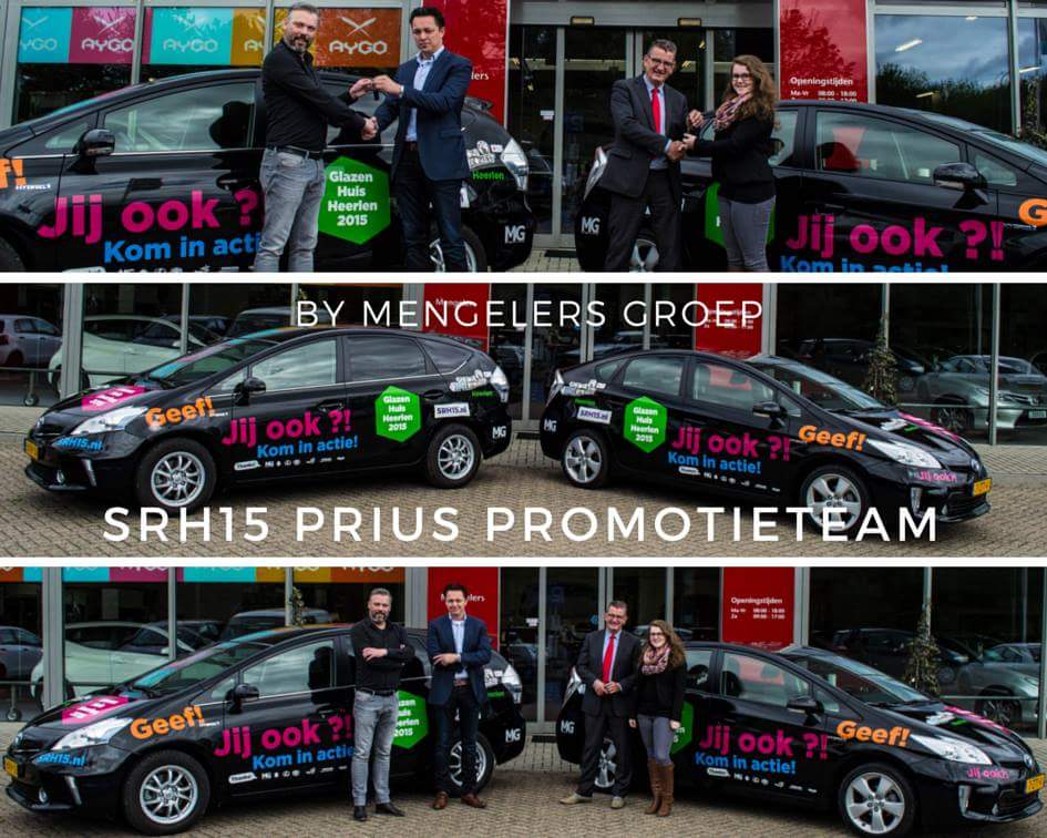 MengelersGroep's tweet photo. Trots sponsor van @SeriousRequest  2015! De 1e tekenen zijn zichtbaar via dit promoteam. @gemeenteheerlen @ToyotaNL http://t.co/Jq7NPNF73G