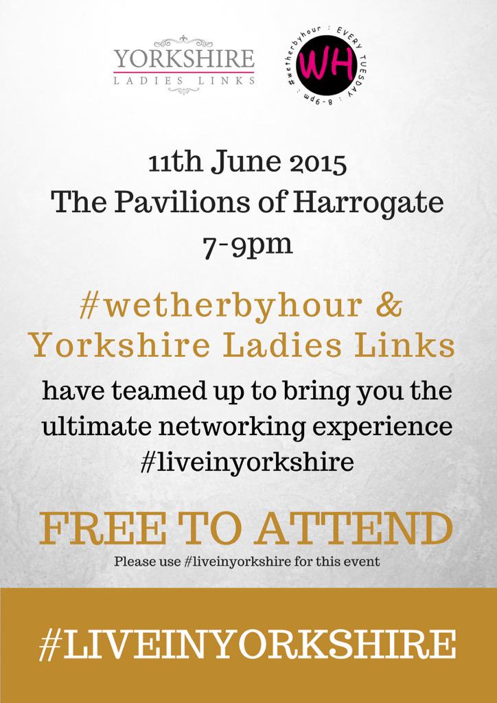 LadiesLinks's tweet photo. 2 well known Yorkshire ladies joining forces to bring you this special event #LiveinYorkshire https://t.co/Z4vG7wxw7O http://t.co/H6SvaFiRSp