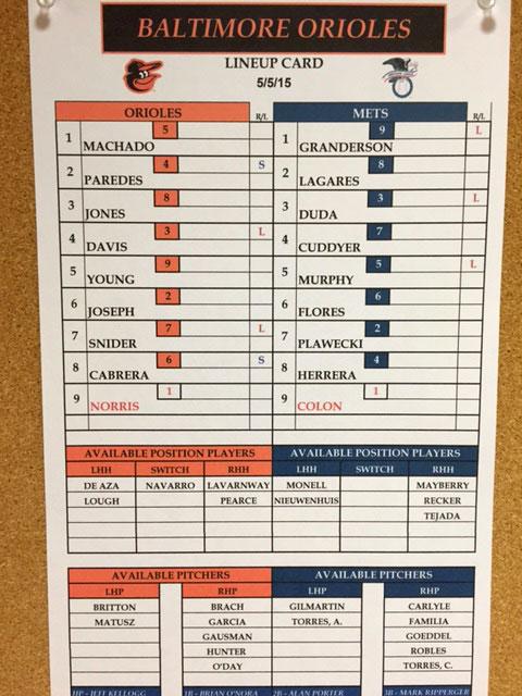 Here’s how we line up tonight at Citi Field on MASN 2, <a href="/MLBTV/">MLB.TV</a> &amp; <a href="/1057TheFan/">105.7 The Fan</a>. atmlb.com/1F4pNOW
