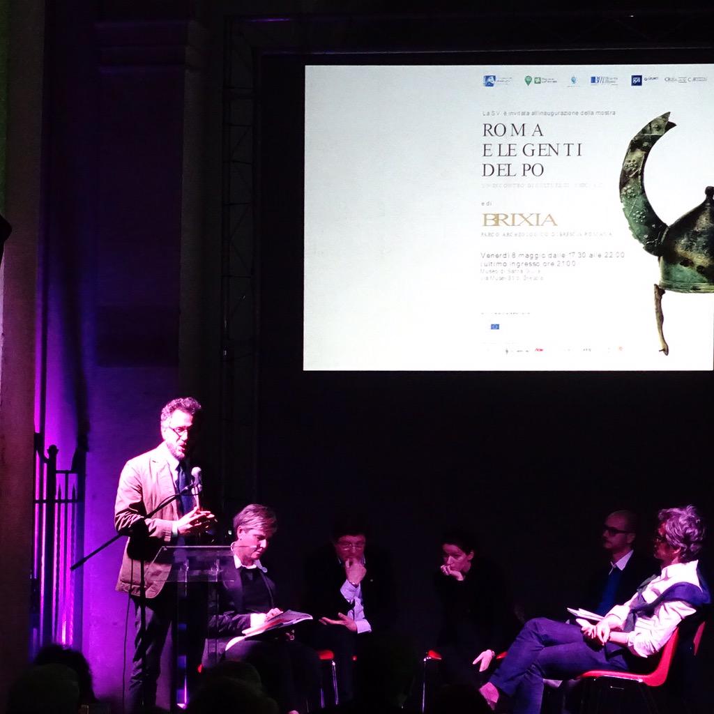 BresciaMusei's tweet photo. A #brend @BresciaExpo2015 si presenta #Brixia #RomaelegentidelPo #ParcoArcheologico @ComuneBs @LauCastelletti http://t.co/taisVK7LIh