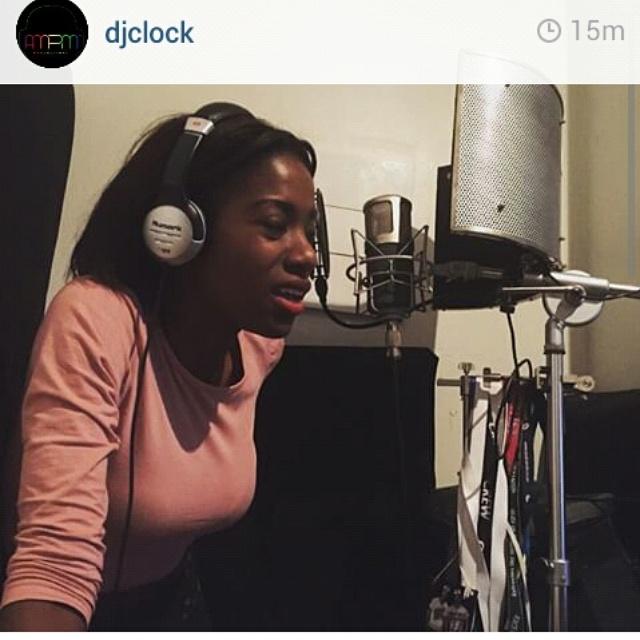 i_nana_atta's tweet photo. In studio with @DjClock http://t.co/134JbgGFkx
