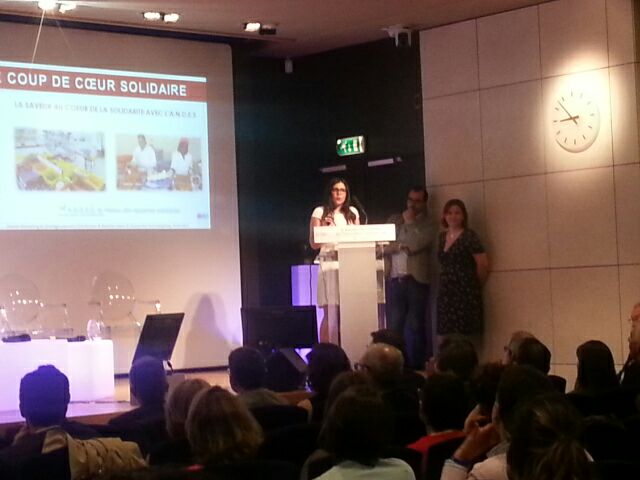 0liveur's tweet photo. Prix coup de coeur #scops2015 pour @andes et @Monoprix remis par le Master 206 et @microdon_fr http://t.co/P5xaQC1SFl