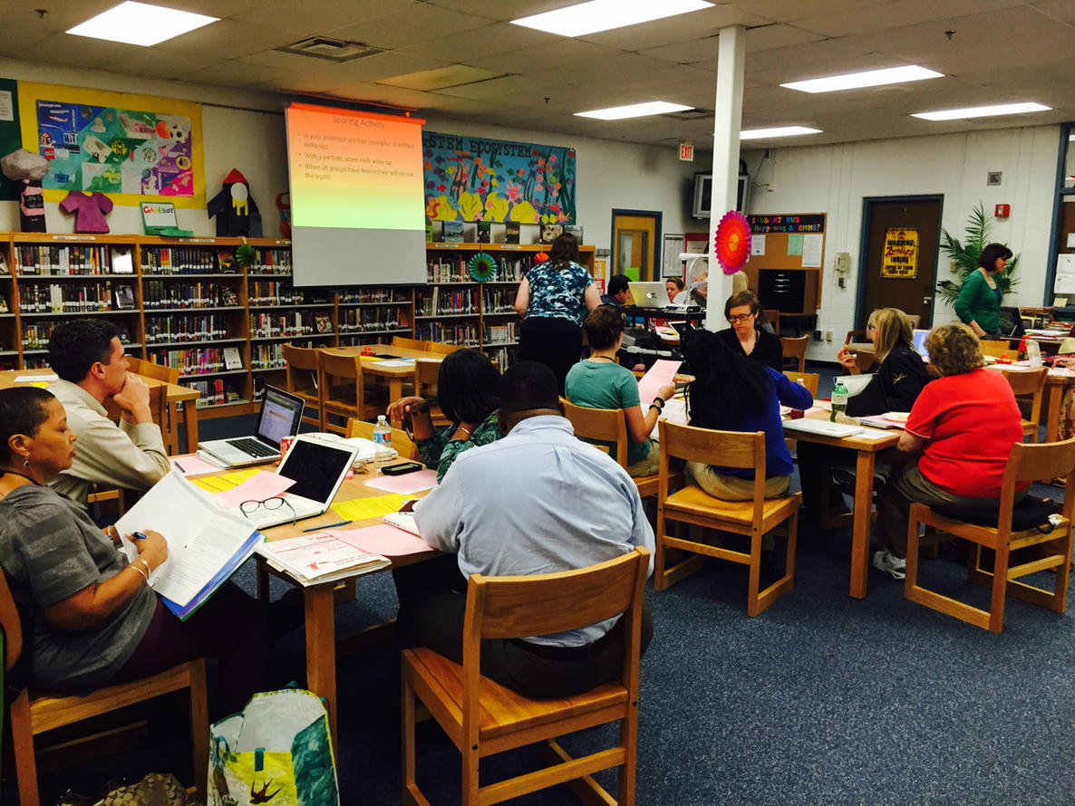 hcpss_omms's tweet image. OMMS Teachers @artifact party prof development designed by teacher leaders 4 teachers #DanielsonFramework