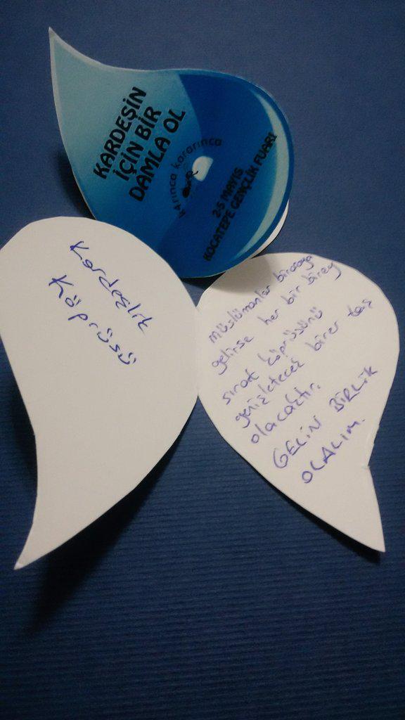 "Müslümanlar biraraya gelirse herbir birey sırat köprüsünü genişletecek birer taş olacaktır. GELİN BİRLİK OLALIM. "