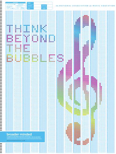 NAfME's tweet photo. Think Beyond the Bubbles with our Broader Minded Merchandise! SALE: http://t.co/TIO4DdZU0O #StudentsArentStandardized http://t.co/Cqodp6GXW0