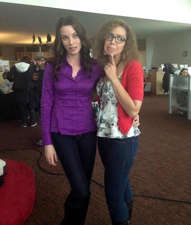 crazymikala's tweet photo. @ContinuumSeries filmed @surreylibrary today :) met lead actress #RachelNichols & @ErikKWKnudsen . #RegularWorkDay http://t.co/Pi39HjHToR