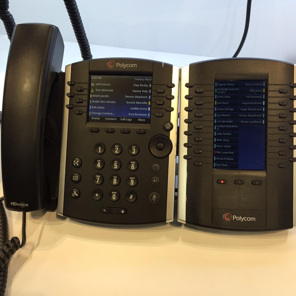 PolyCompany's tweet photo. Have you seen our phone line-up at #MSIgnite? Here's a sampling. Stop by booth 402 for more! #Lync #VVX http://t.co/TmL3JFns59