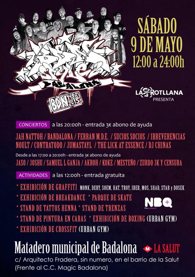 irreverencias's tweet photo. ¡¡Este sábado 9 de mayo!! @Dj_Keal @Ferran_MDE @NattohOficial @SUCIOSS0CIOS @Noult1 @J3L_ @RenzBandalona #Badalona http://t.co/k37VYbvUfD