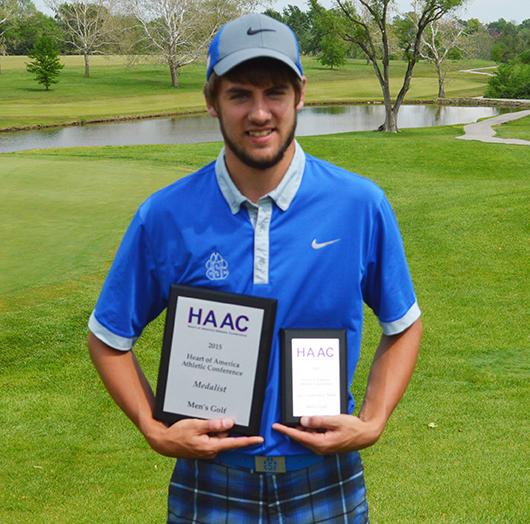 CSCWildcats's tweet photo. MGolf: Photo of your 2015 HAAC Individual Medalist Ryan Keller. #Defend #impactCSC. http://t.co/fMre8pXrzT