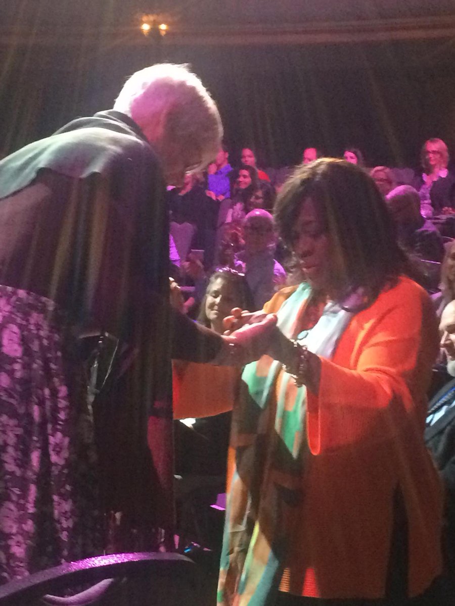 <a href="/fromthisdayfilm/">FromThis Day Forward</a> #goodpitchchi <a href="/ChazEbert/">Chaz</a> and Tricia. Truly a waterfall of love $ and support from the audience!