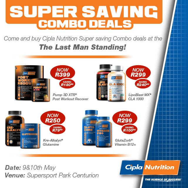Come & Get it! #CiplaNutrition specials available at @LMS360ZA! #TheScienceOfSuccess
