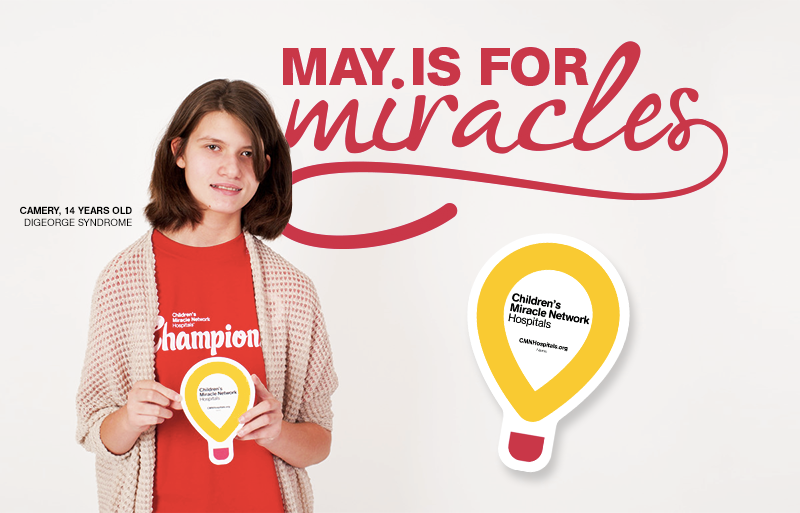 CMN_HQ's tweet photo. May is for Miracles! Visit http://t.co/FSKzbxAGM2 for ways you can support sick and injured kids. #MayisforMiracles http://t.co/TbFBCY37cU